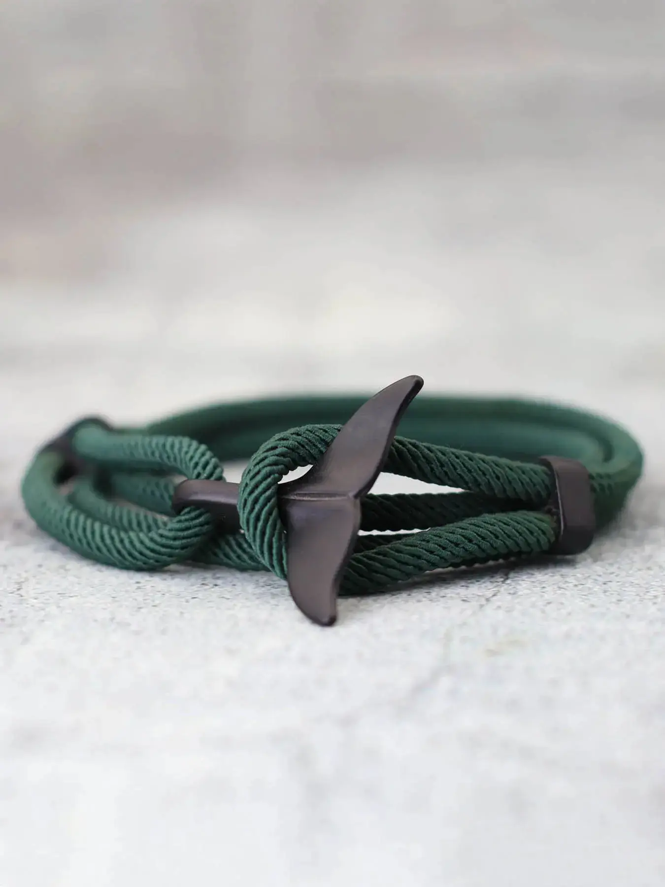 Unisex Simple Style Plain Color Whale Tail Design Braided Layered Polyamide Material Bracelet, Casual Trendy Adjustable Fit Bracelet, Fashionable Accessories for Daily & Party & Back To School, Braided Bracelets, Bracelet Jewelry