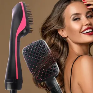 Multifunctional Hair Dryer & Straightener 2-in-1 Design Fast Drying Hair Styling Tool with Paddle Brush Technology for Salon & Home Use