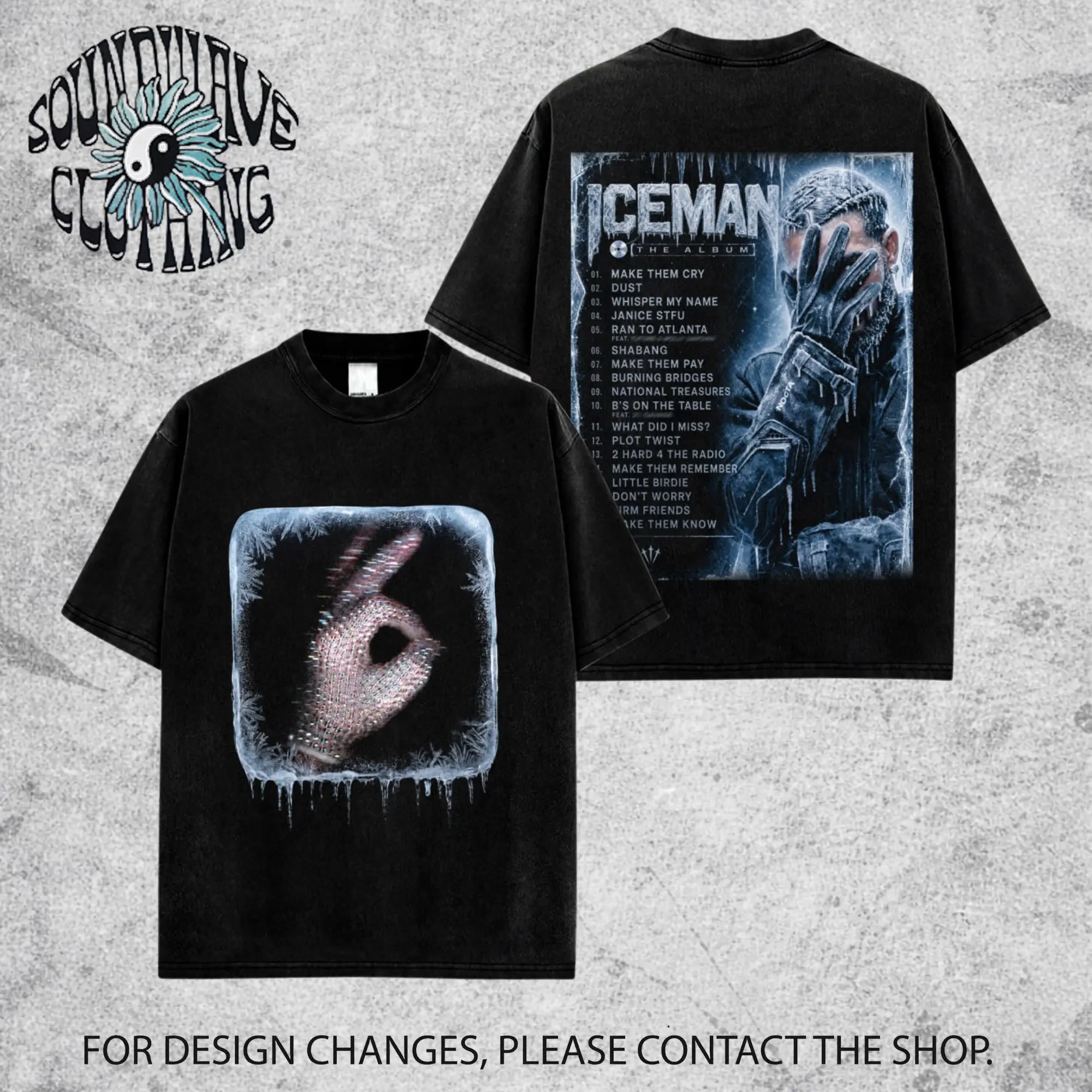 Drake The Iceman HIT Album 2026 #7 Cotton T-Shirt – Drake Is Iceman Vintage Tee, 2026 Rap Merch, Hip Hop Streetwear, Oversized Distressed Cotton Tee, TikTok USA Trend