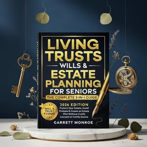 Living Trusts, Wills & Estate Planning for Seniors - The Complete 3-in-1 Guide:  Guide to Living Trusts, Wills & Estate Planning for Seniors | Simple Blueprint to Avoid Probate, Safeguard Assets & Ensure Peace of Mind for Your Heirs