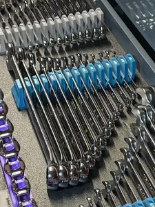 Wrench Holder Rails w/ Reverse ID Numbering - SLIM HANDLE VERSION SEE DESCRIPTION I Magnetic Tool Organizer / Toolbox Garage Organization