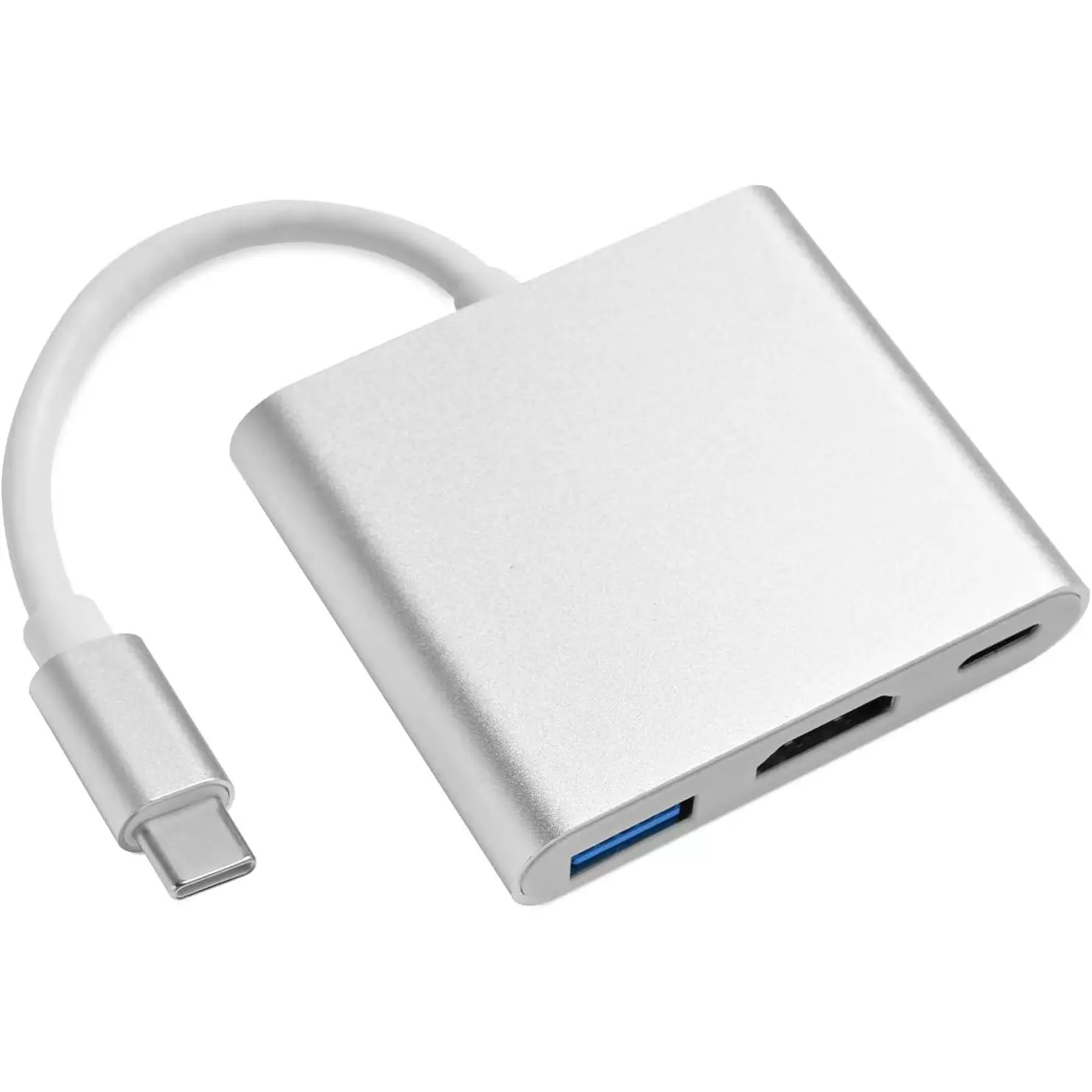 USB C to HDMI Adapter, Type C to 4K HDMI Multiport with 3 in 1 USBC Output, USB3.0 and USB C Charging, Digital AV Adapter for TV and Projector