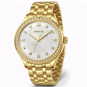 Invicta Wildflower Women’s Quartz Watch – 33mm Gold (Model 69220)