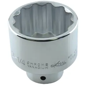 K Tool International KTI-24173 0.75 in. Drive 12 point 2.25 in. Short Socket