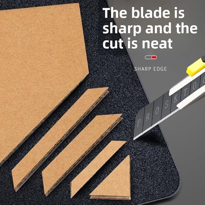 18mm multi-purpose knife - lightweight and flexible, easy to replace blades, sharp and durable, adjustable blade length, ideal for craft knives and unboxing knives everyday carry tools high