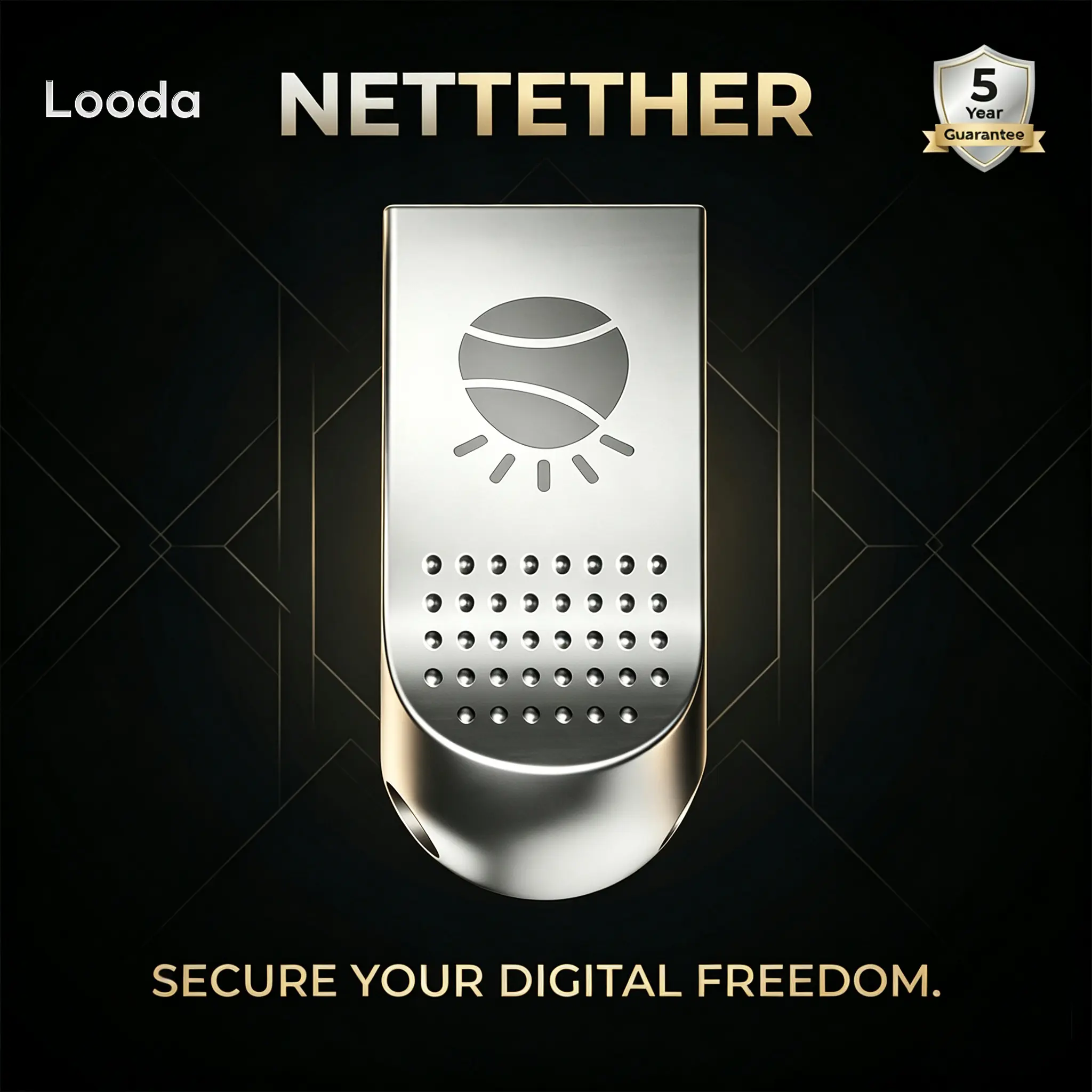 NetTether Metal USB Flash Drive - Durable, Fast Flash Memory Cards for Camera Memory Expansion, Phone Electronic Device Use, Single Piece Phone Storage Solutions, Music Management