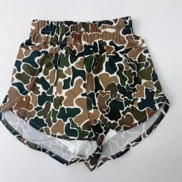 Viral Women's Camo Shorts Comfortable Polyester Micro Shorts for Everyday Wear & Couples Cross Strap Workout - Machine Washable Camouflage Design