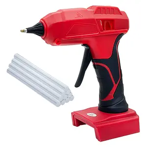 Cordless Hot Glue Gun for Milwaukee Battery, Full Size Handheld Electric Hot Glue Gun, Cordless Electric Hot Glue Gun for Arts, Crafts and DIY (Battery Not Included)