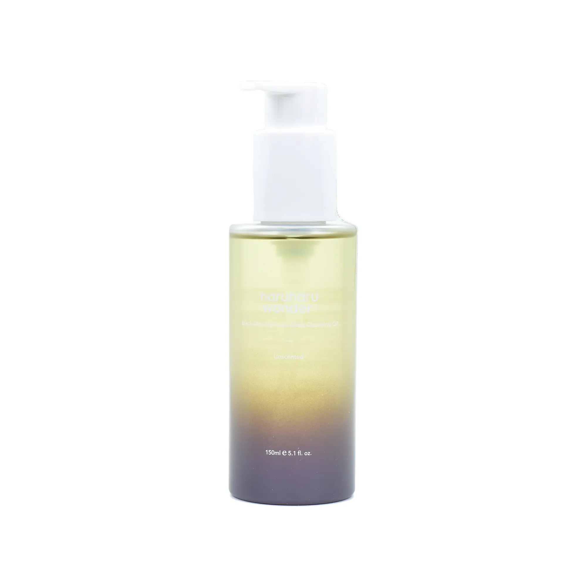 Haruharu Wonder Black Rice Moisture Deep Cleansing Oil Makeup Remover (150ml) Hydrating Jojoba Nourishing Olive Sunflower Moisturizer