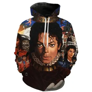 Michael Jackson 3d Hoodies All Over Print Jacket Men Women Children Long Sleeve Pullover