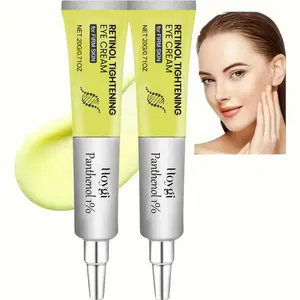 Buy one get one free retinol eye cream, moisturizing and firming, smoothing fine lines, lightweight and non greasy texture, portable and suitable for all skin tones