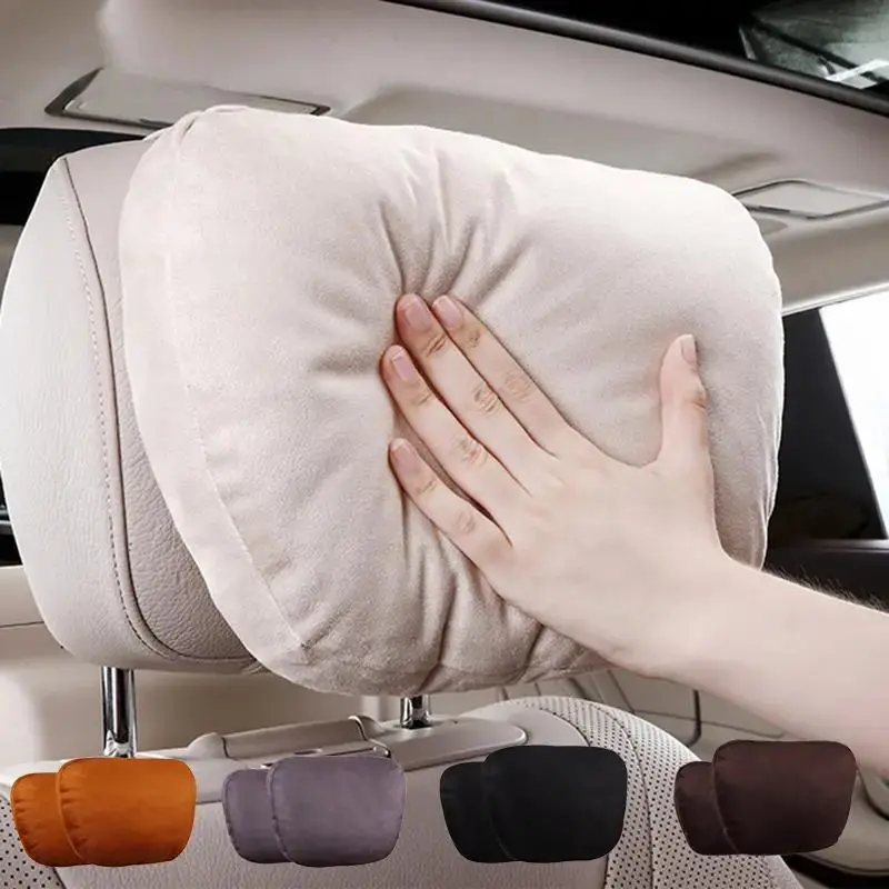 Car Headrest Neck Pillow, Adjustable Car Neck Pillow, Soft Neck Support Pillow for Car Drivers & Passengers, Car Interior Accessories