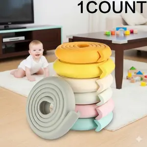 L-Shape Extra Thick Corner Guards, Self-Adhesive Waterproof Bumpers, Child Safety Edge Protectors, Cuttable Furniture Corner Pads, Anti-Slip Soft Cushioning, Wall Corner Protectors, Home Safety Impact Strips for Kids and Furniture