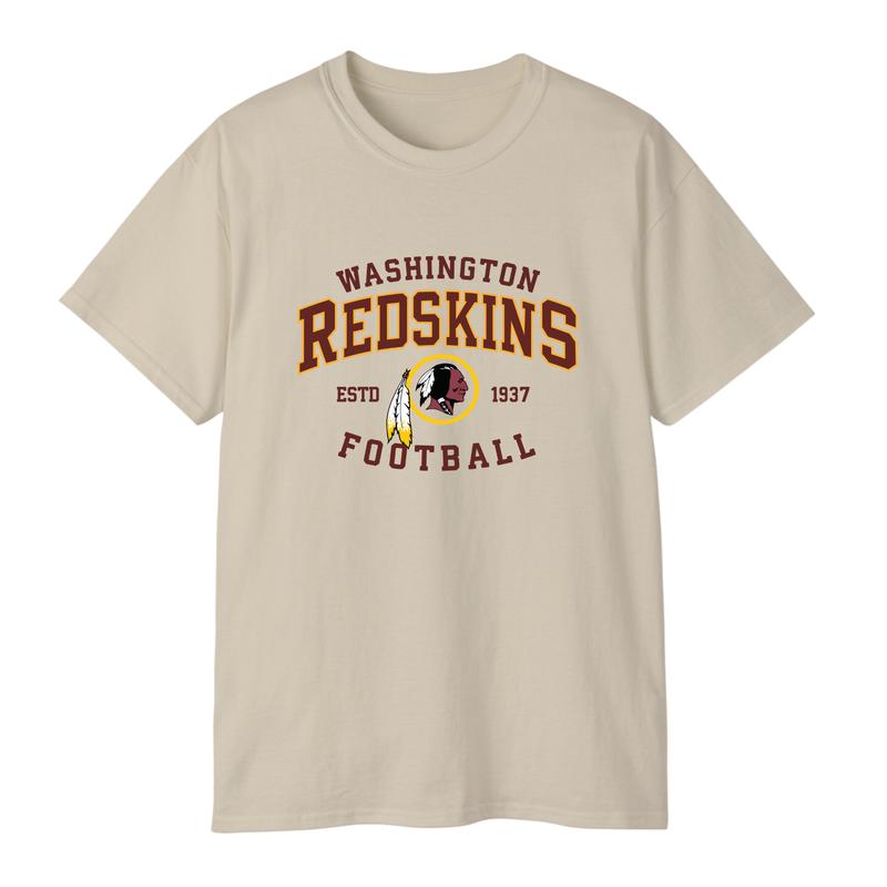 Washington Redskins ESTD 1937 T-Shirt, Vintage Football Established Tee, Retro Team History Shirt, Classic Washington Fan Tee, Sportswear Streetwear Top for Men & Women