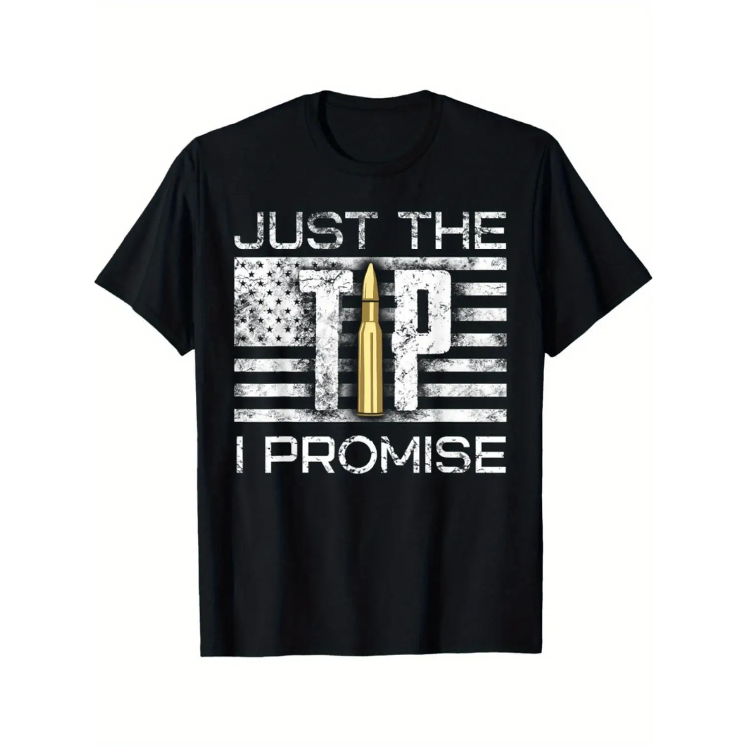 Summer t Shirts mens gun lover graphic t shirt design with american flag bullet motif casual crew neck short sleeve tee breathable cotton fabric stretch summer fashion top regular fit summer trendy short sleeves black A79