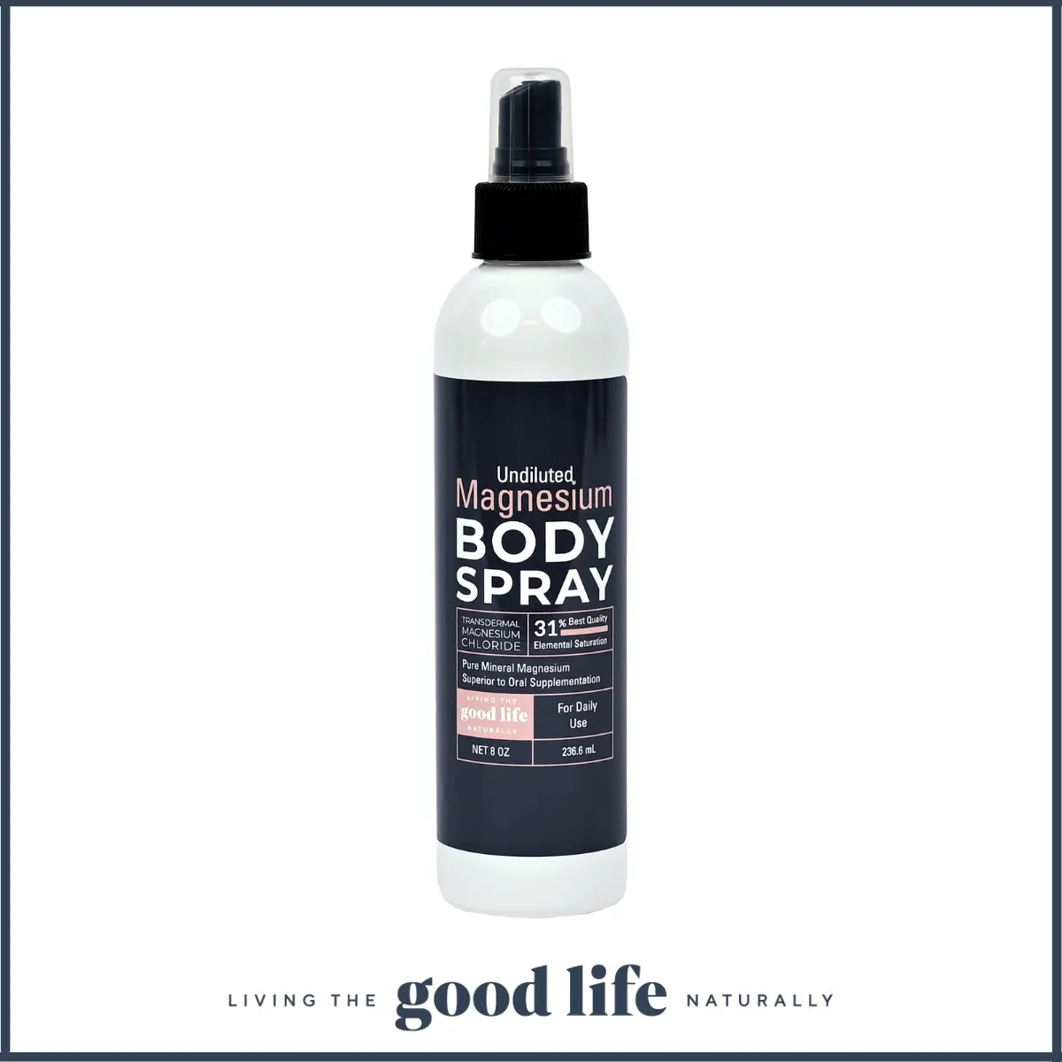 Magnesium Body Spray by Living the Good Life Naturally