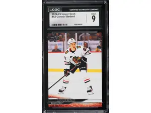 2024 Upper Deck #42 Connor Bedard CGC 9