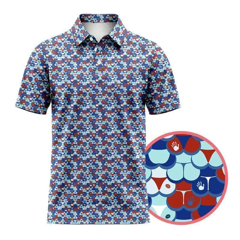 Golf Polo Shirt for Men – Soft Short Sleeve Casual Golf Shirt, Lightweight Classic Fashion Top, Comfortable Fit for Every Occasion