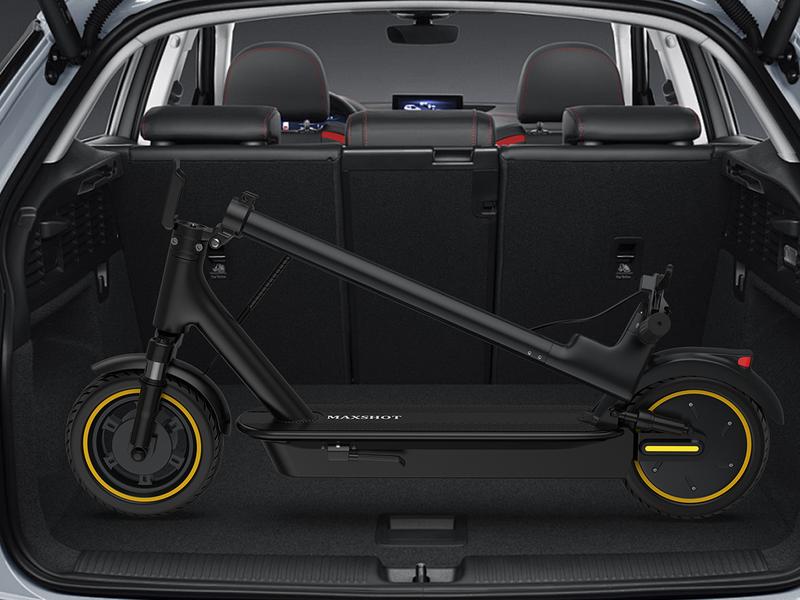 AOVOPRO、ladped Esmax High-Speed Electric Scooter 10-inch solid tires 500W motor with front and rear dual shock absorption, range of 22-30 miles, top speed of 22 mph, dual braking system, LED lights, app control, aluminum alloy frame,  Springtok。