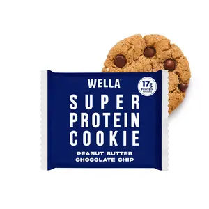 Wella Super Protein Cookie – Peanut Butter Chocolate Chip (Pack of 18)