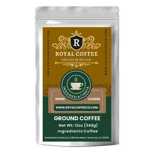 Royal Indonesia/India Freshly Roasted Single Origin Coffee, (Indonesia/India) (Coarse)