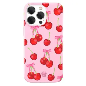 Magsafe Velvet Caviar Sweet Cherry Shockproof Protection for Iphone Gift for Her, Top Trendy Phone Cases Phone Cover Hard Case Tough 2-piece Phone Case