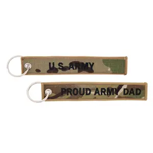 Army Proud Dad Key Chain