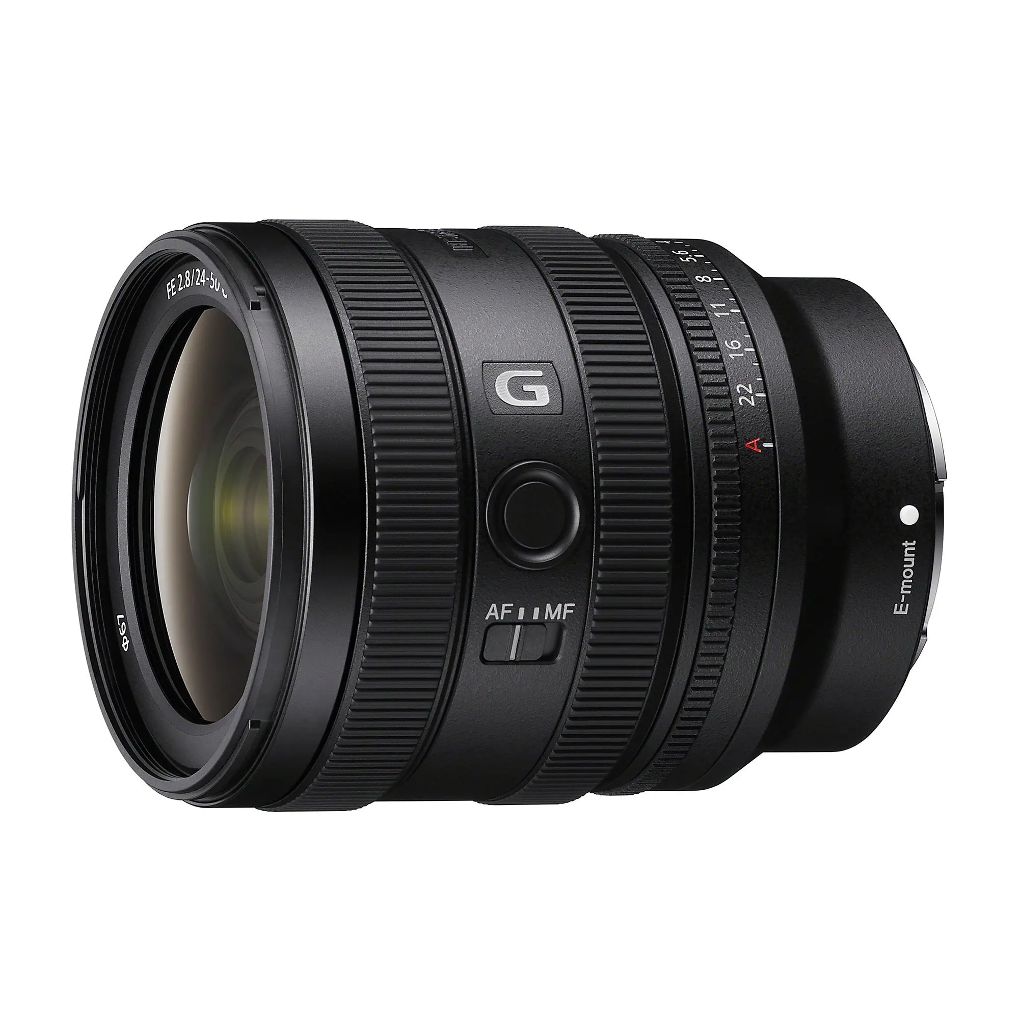 Sony FE 24-50mm F2.8 G Compact Lightweight Standard Zoom Lens for Mobile Cameras, Featuring Large Constant F2.8 Aperture