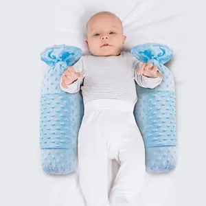 Baby Candy Pillow Set, 2 Pieces with Connectors, Newborn Sleep Soothing Pillow, Multi-Functional Side Sleeping Cushion, Multipurpose Comfy Bedding