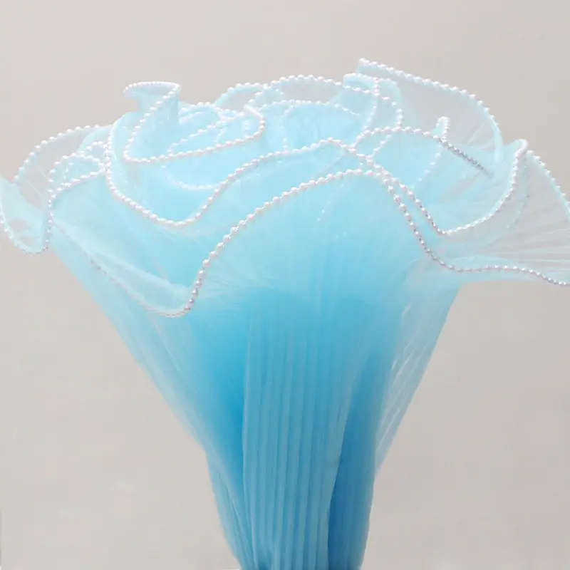 Wavy Net Yarn Flower Wrapping Mesh Paper Wavy Net Yarn Flower Wrapping Mesh Paper