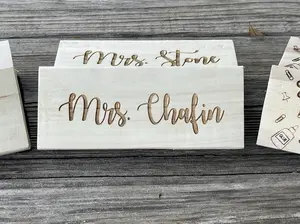 Name Only Personalized Teacher Dry Eraser | Laser Engraved Teacher Appreciation or Back to School Gift for Teachers or Educators