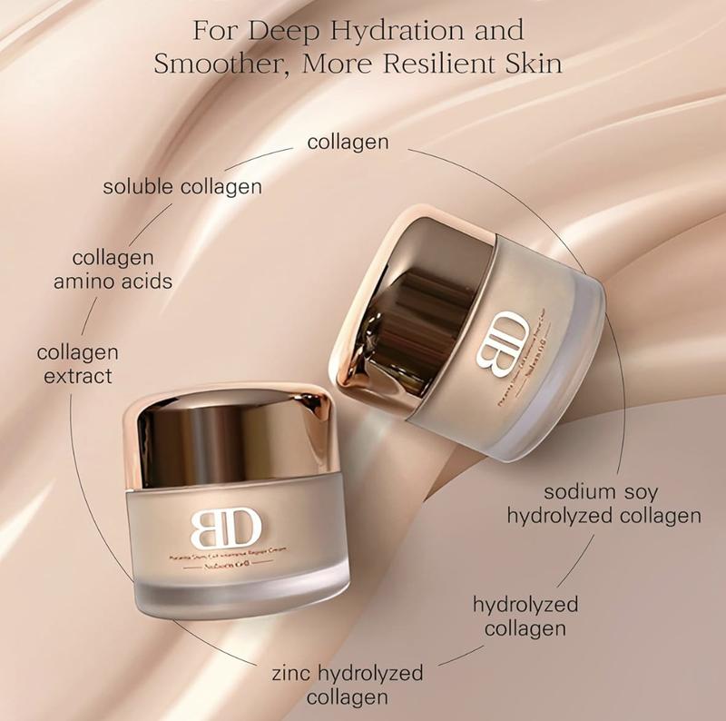 [LIVE EXCLUSIVE] Nuborn Cell Placenta Stem Cell Intensive Repair Cream & Nuborn Cell Honey Retinol Shot Anti Aging Serum  | Dragon Blood Cream with Placental Extract | Collagen Korean Skin Care for Glass Skin 50ml (1.69 fl oz)