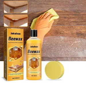 Jakehoe Floor Cleaner, Home Wooden Protection Easy Application Wax Stain Removal Dustproof Brightening Polish, Household Care Essential
