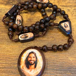 Rosario Jesus en madera