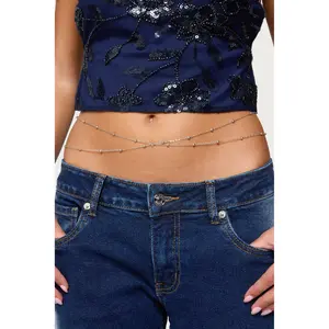 Bead Double Belly Chain