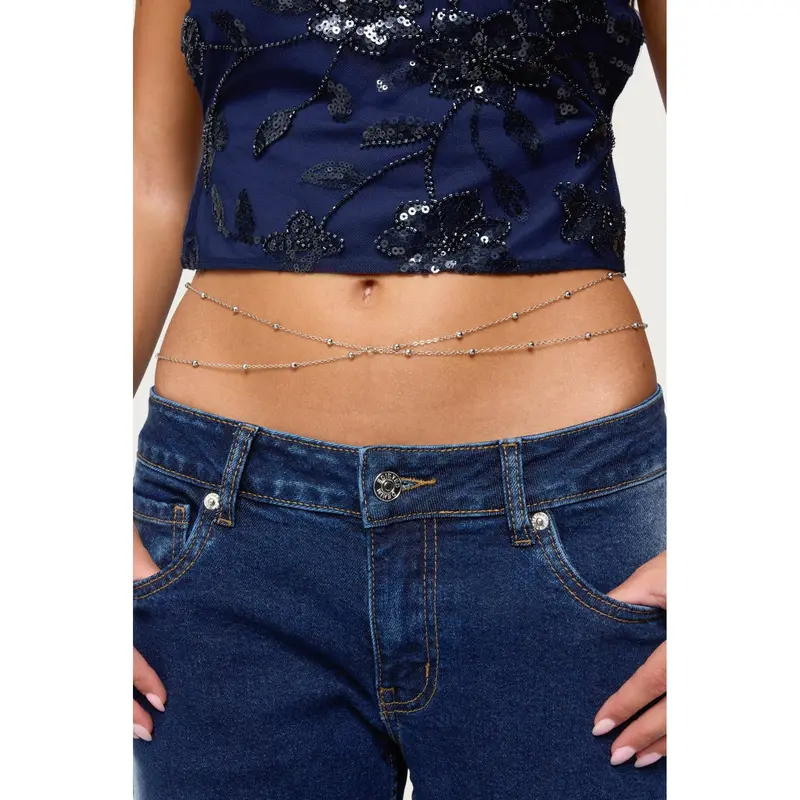 Bead Double Belly Chain