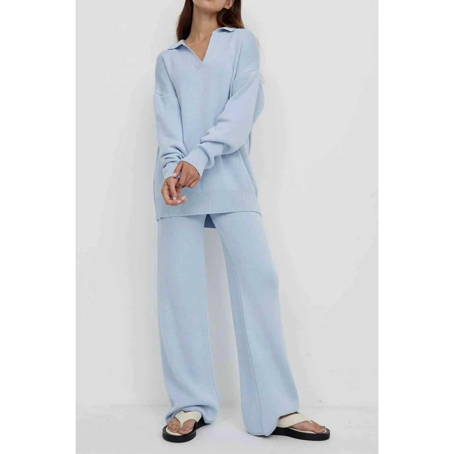 Dolled Up Sweater and Long Pants Set