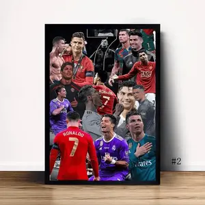 CR7 Poster Home Bathroom Bedroom Office Living Room Decor Canvas Poster Unframe