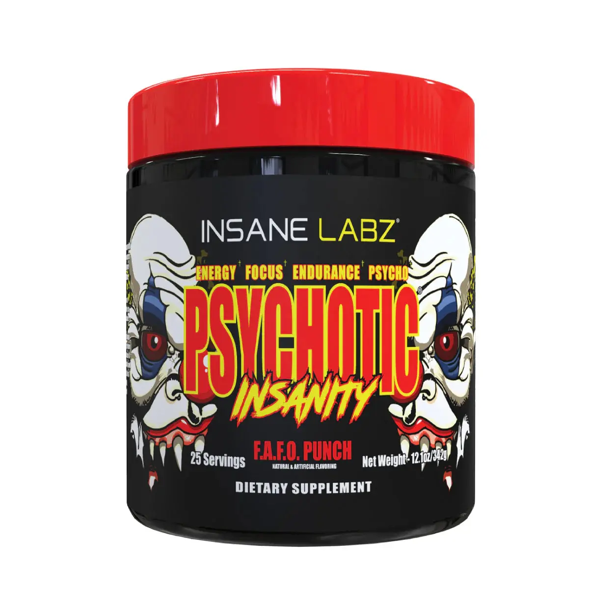 Insane Labz Psychot1c 1nsanity Energy Fitness Healthcare Aid - Gym Support, Workout Boost, Nutrition Enhancement