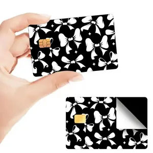 2 Credit Card Debit Card Skin Stickers, Ultra-Thin Matte Feel Waterproof Scratch-Resistant Durable Creative Colorful Patch for Small Chip Cards, Debit Card Decals