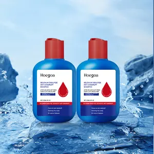 Bundle Pack Selenium Disulfide HOEGOA Hair Care Shampoo: Anti-Dandruff Anti-Itch Oil Control Refreshing Scalp Cleanser Shampoo 120ML X 2, Gentle Comfort Cleansing Conditioner Haircare 2 Bottle Bundle