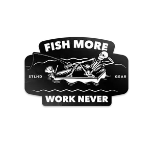 STLHD Fish More Sticker