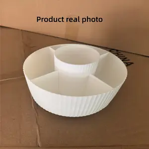 Multifunctional Rotating Makeup Brush Holder, Luxury Round Cosmetic Organizer with Large Capacity, Desktop Storage Solution for Beauty Essentials, Desktop Storage Box, Multifunctional Storage Bin, Beauty Supplies Organizer