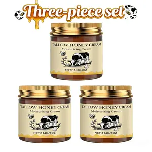 Moxirea Butter Honey Cream Moisturizing Set 3-Piece All Natural Ingredients for Soft Smooth Skin Handmade Gentle & Effective