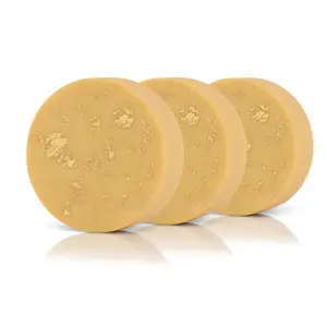 Laku Cosmetics Turmeric Gold Foil Soap 4 oz - Natural Handmade Cleansing & Nourishing Body Wash for Radiance & Skin Repair