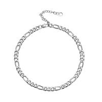 5MM Figaro Chain-Silver
