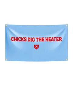 PITCHERS ONLY Fuzz For The Huzz 3x5 Flag Banner for Bedroom Dorm Room Mancave - Baseball