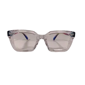 Modern Rainbow Eyewear Frames, Unisex Colorful Full Rim Non-prescription Glasses in High-Quality Plastic - Limited Edition Exclusive Design