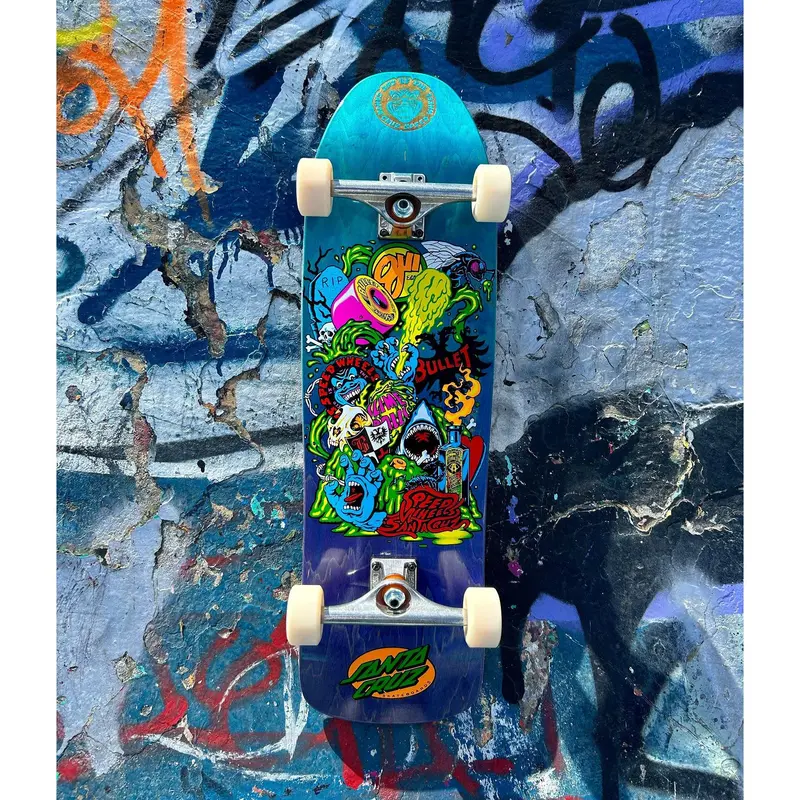 Santa Cruz Skateboard Complete Speed Wheels 9.35
