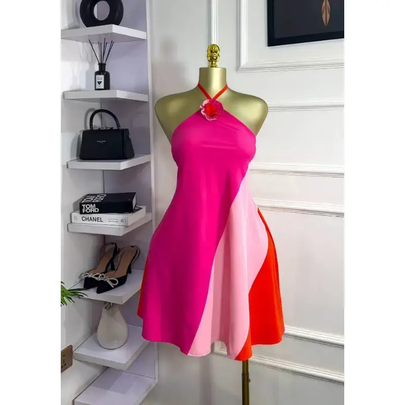 sculpted mini dress Anna Sculpted Silk Chiffon Mini Dress – KOLTSON